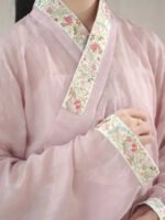 Ming Style Hanfu Pink Set Female - Image 4