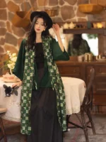Ming Style Spring Hanfu Long Vest Set