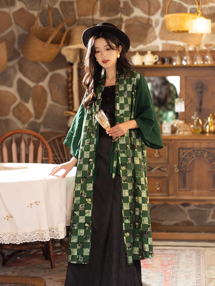 Ming Style Spring Hanfu Long Vest Set
