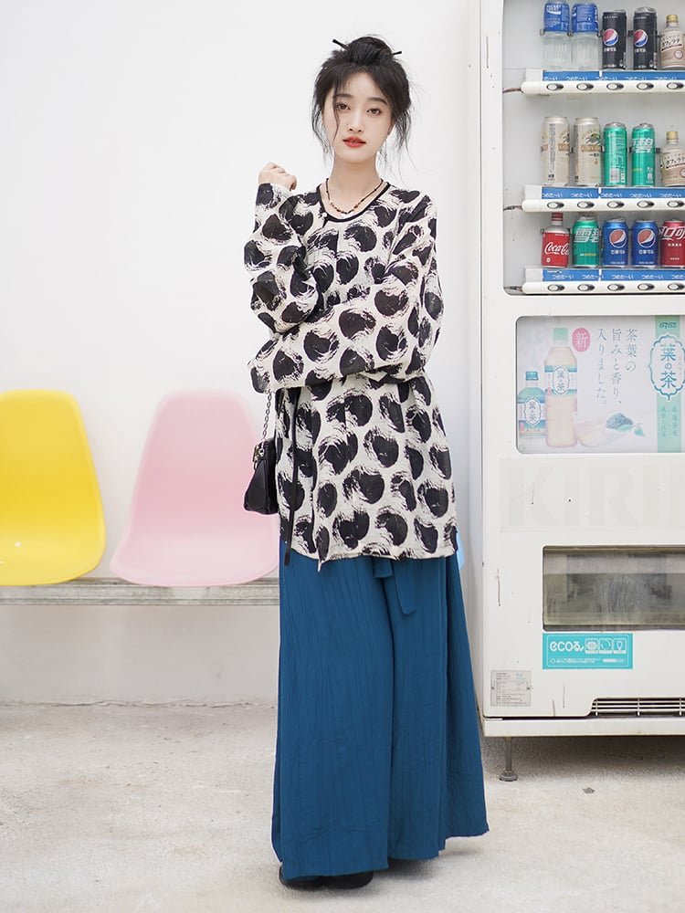 Modern Chinese Clothes Casual Hanfu Outfit