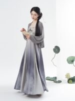Modern Chinese Dress Embroidered Tang Style Hanfu - Image 3