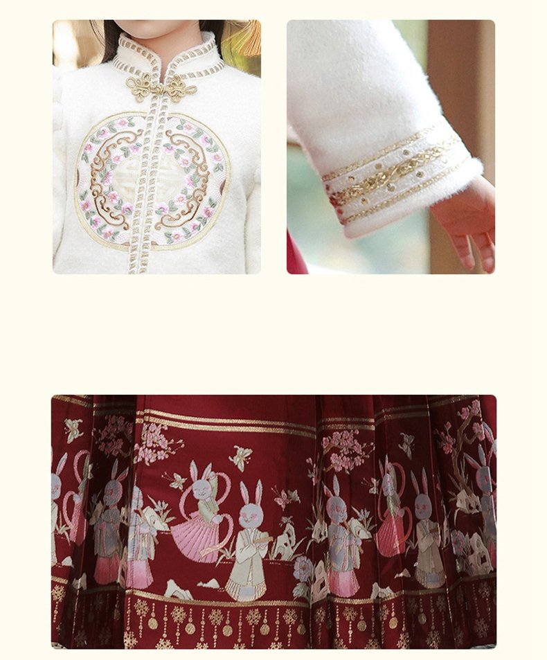 Modern Chinese New Year Dress Children's Hanfu