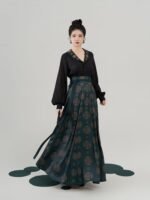 Modern Chinese Style Dress Tang Dynasty Fashion Hanfu - Image 2