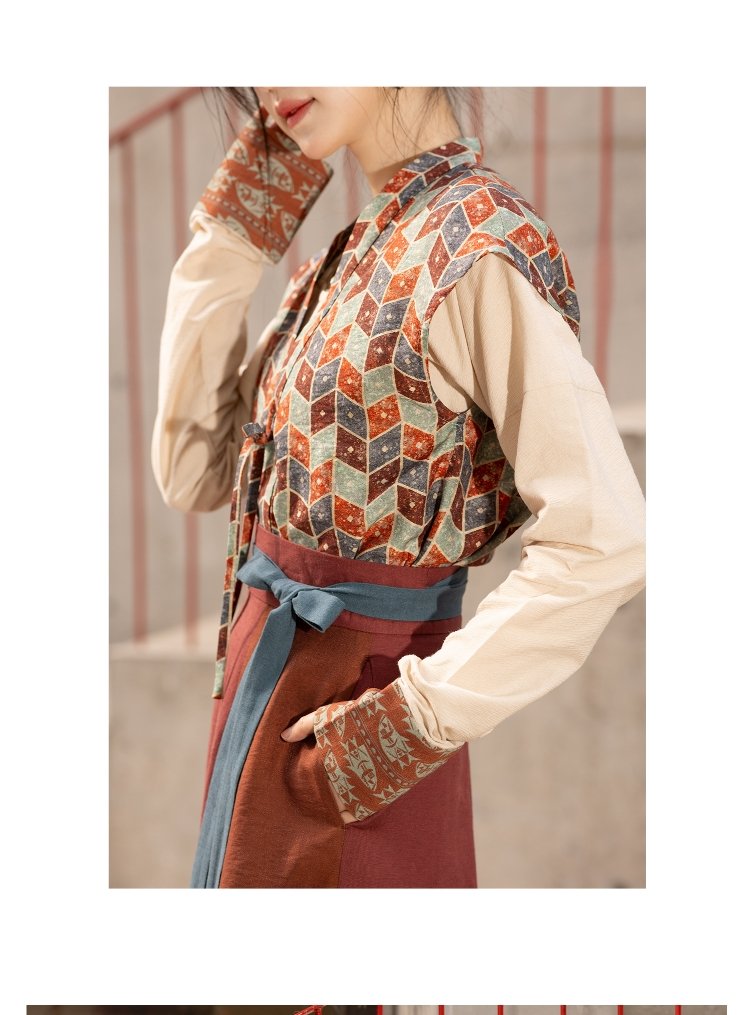 Modern Clothing Tang Style Improved Hanfu Set