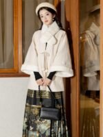 Modern Hanfu Jacket Ming Dynasty Winter Hanfu Dress