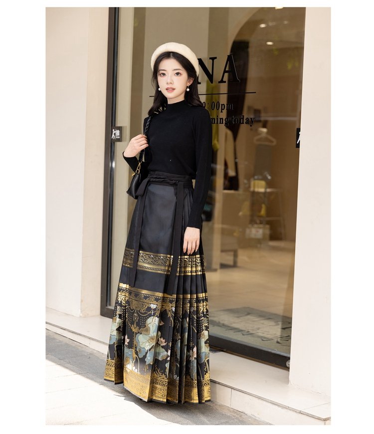 Modern Hanfu Jacket Ming Dynasty Winter Hanfu Dress