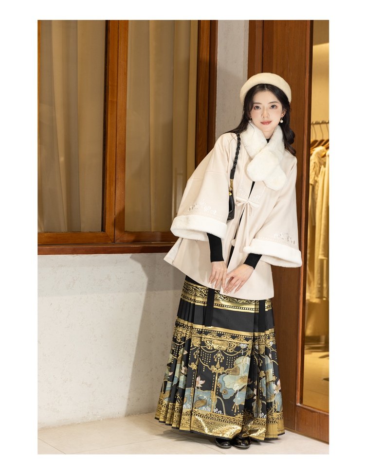 Modern Hanfu Jacket Ming Dynasty Winter Hanfu Dress