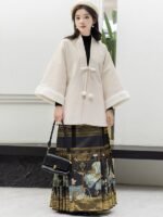 Modern Hanfu Jacket Ming Dynasty Winter Hanfu Dress - Image 3