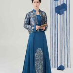National Style Chinese Dress Ladies with Short Jacket