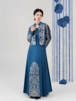 National Style Chinese Dress Ladies with Short Jacket - Image 3