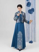 National Style Chinese Dress Ladies with Short Jacket - Image 4