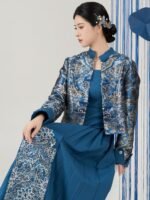 National Style Chinese Dress Ladies with Short Jacket - Image 5