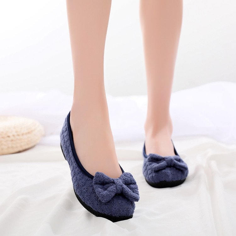 National Style Dance Shoes For Women Soft Flat Shoes