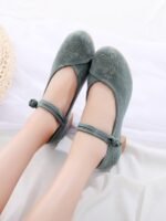 National Style Embroidered Shoes Hanfu Cheongsam