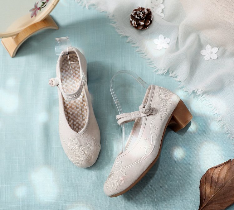 National Style Embroidered Shoes Hanfu Cheongsam Dajly