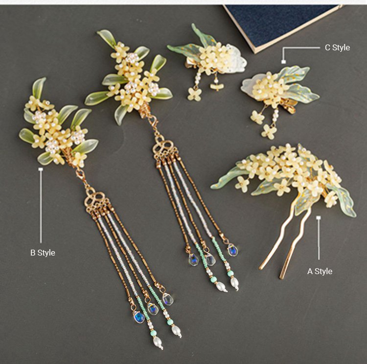 Osmanthus Ancient Hanfu Headdress For Women