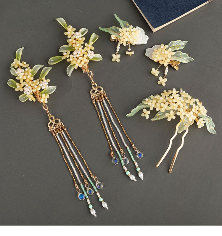 Osmanthus Ancient Hanfu Headdress For Women