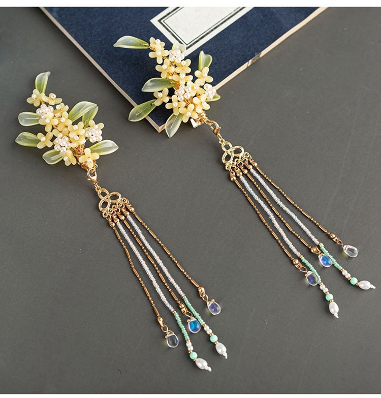 Osmanthus Ancient Hanfu Headdress For Women