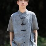 Oversized Linen Shirt Chinese Men’s Retro Tang Suit Top