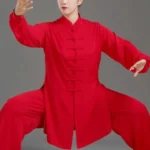 Pearl Silk Tai Chi Uniform Kung Fu Clothes Men Women