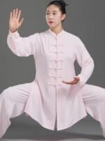 Pearl Silk Tai Chi Uniform Kung Fu Clothes Men Women - Image 5