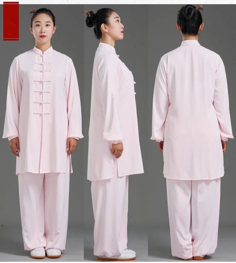 Pearl Silk Tai Chi Uniform Kung Fu Clothes Men Women