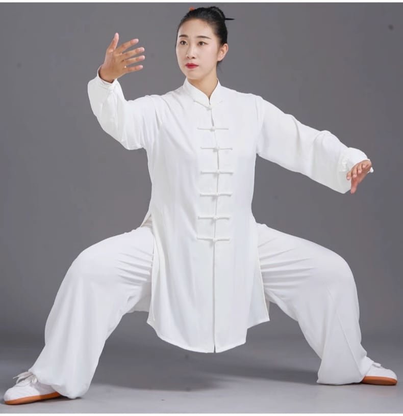 Pearl Silk Tai Chi Uniform Kung Fu Clothes Men Women