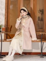 Pink Coat Womens Chinese Style Hanfu Dress - Image 2
