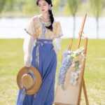Pretty Summer Dresses Tang Style Hanfu Dress