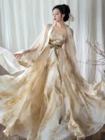 Pretty Woman Dress Chinese Modern Hanfu Dress