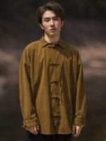 Retro Corduroy Chinese Style Jacket Mens