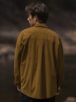 Retro Corduroy Chinese Style Jacket Mens - Image 3