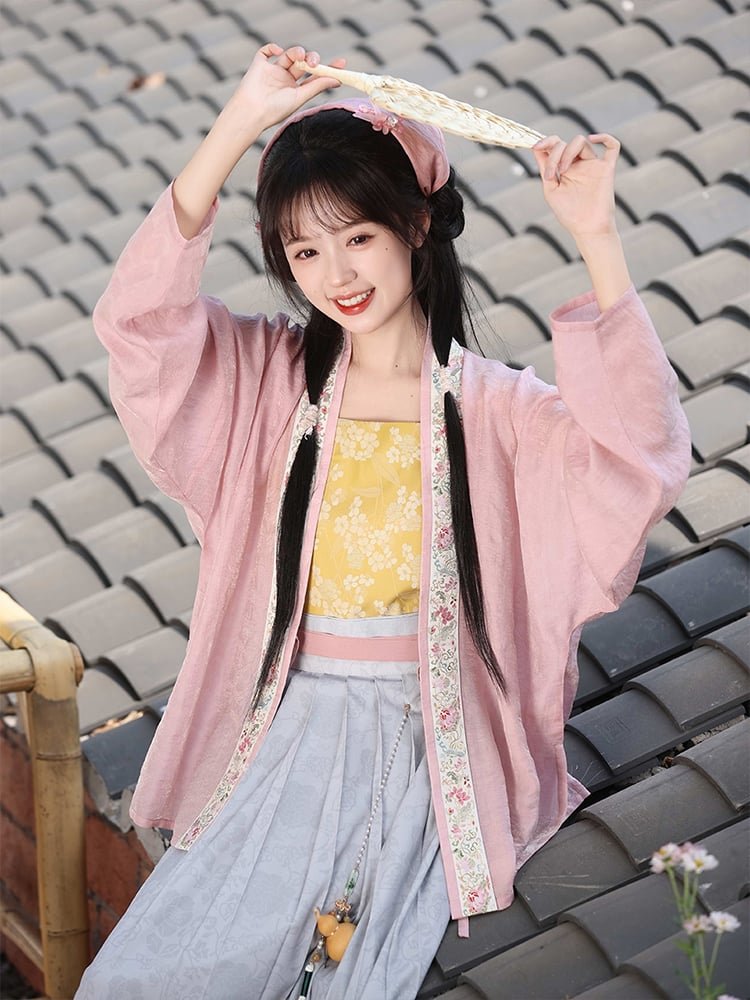 Retro Dress Floral Spring Hanfu Female