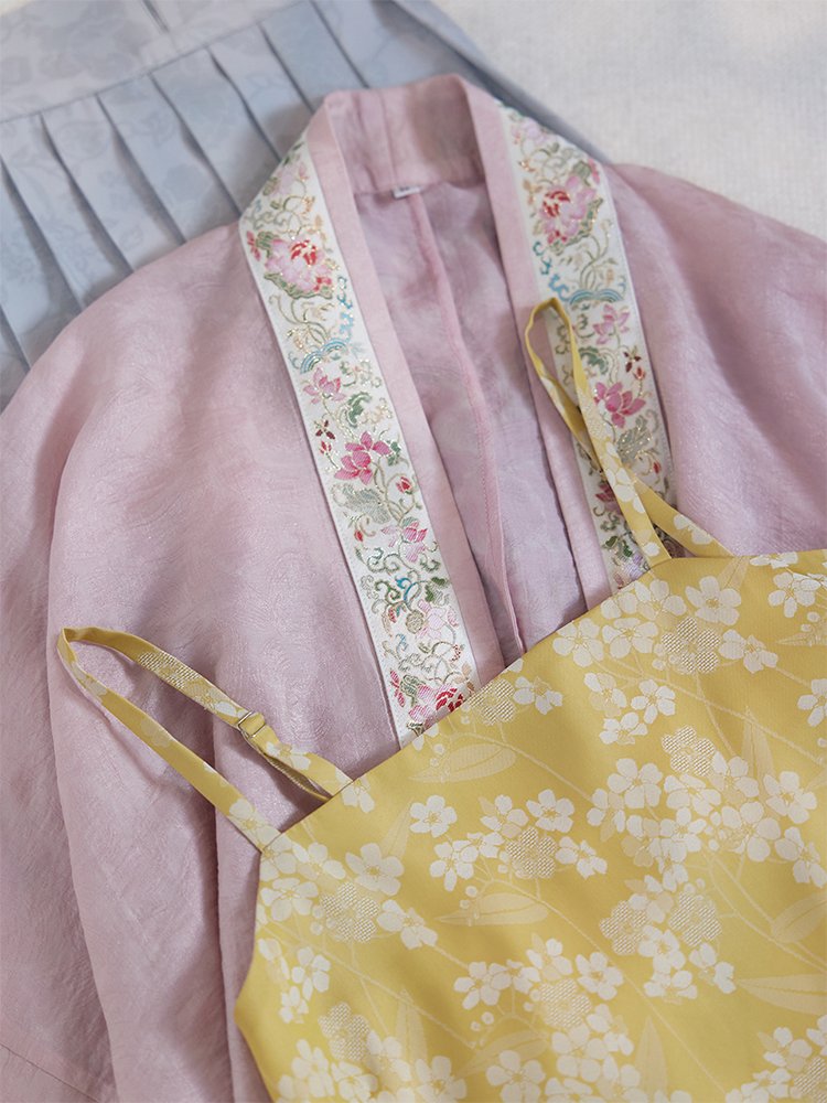 Retro Dress Floral Spring Hanfu Female