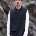 Retro Mens Waistcoat Tang Suit Sleeveless Vest