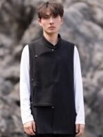 Retro Mens Waistcoat Tang Suit Sleeveless Vest - Image 3