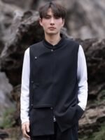 Retro Mens Waistcoat Tang Suit Sleeveless Vest - Image 4