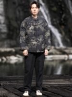Retro Padded Jacket Men’s Winter Cotton Coat - Image 2