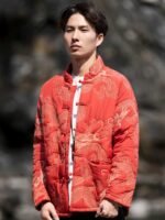 Retro Padded Jacket Men’s Winter Cotton Coat - Image 5