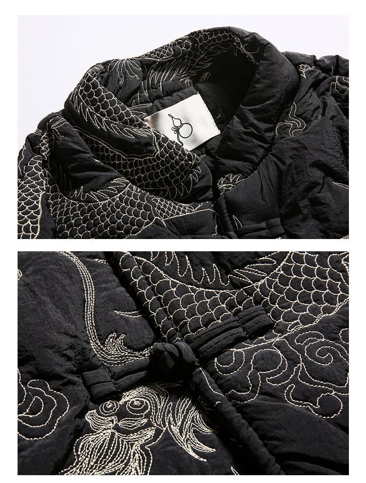 Retro Padded Jacket Men's Winter Cotton Coat