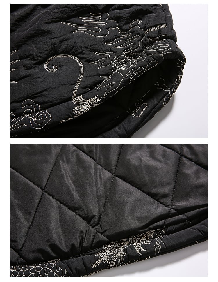 Retro Padded Jacket Men's Winter Cotton Coat