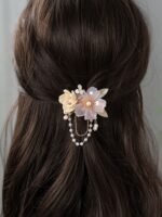 Sakura Flowes Hair Clip For Qipao Hanfu - Image 2