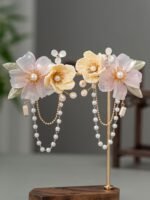 Sakura Flowes Hair Clip For Qipao Hanfu