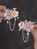 Sakura Flowes Hair Clip For Qipao Hanfu - Image 3