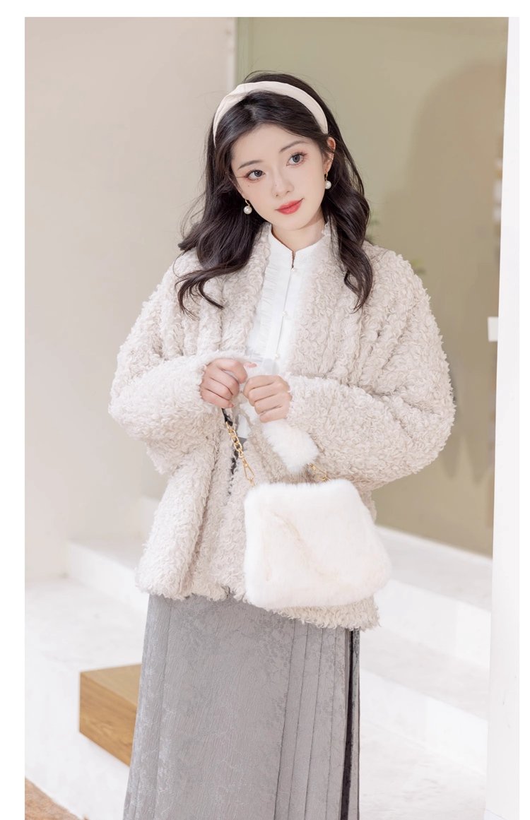 Short Coat Womens Chinese Style Modern Hanfu Winter