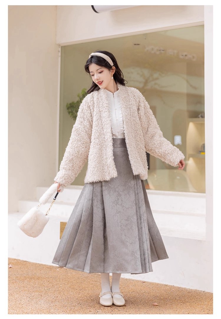 Short Coat Womens Chinese Style Modern Hanfu Winter