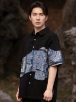 Short Sleeved Shirts For Men Retro Top - Image 4
