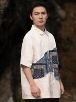 Short Sleeved Shirts For Men Retro Top - Image 5