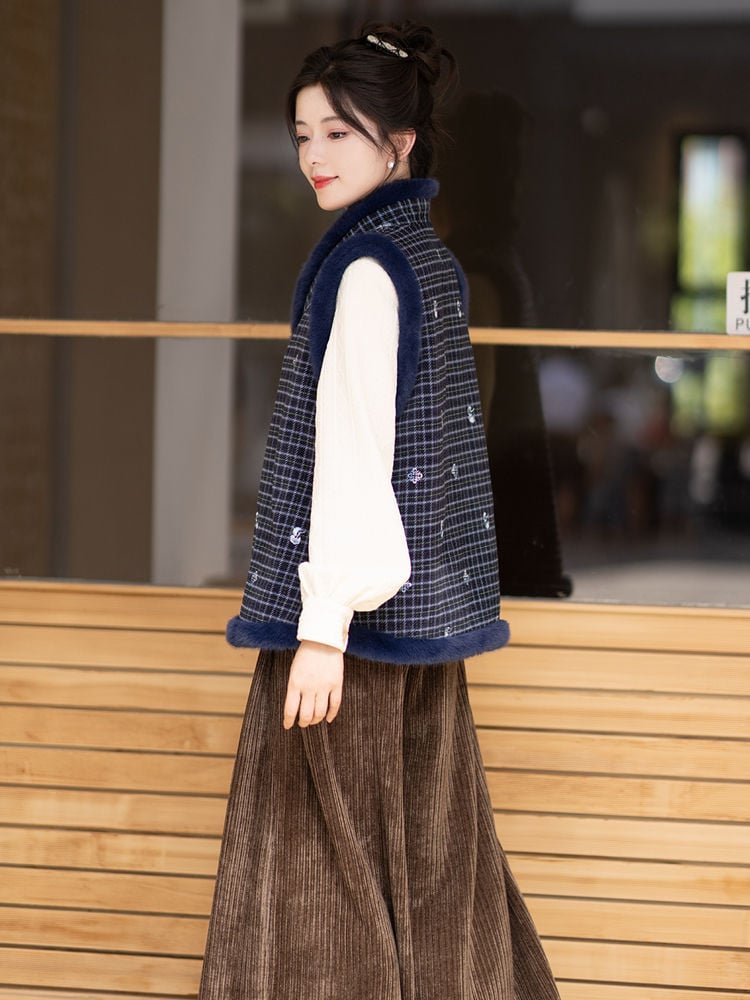 Sleeveless Hanfu Coat Tang-Style Vest