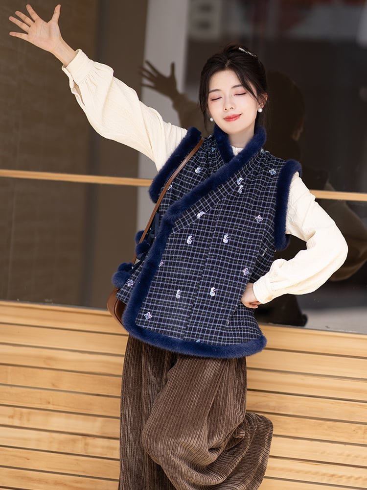 Sleeveless Hanfu Coat Tang-Style Vest